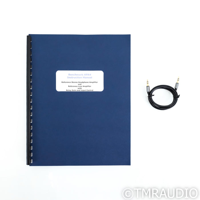 Benchmark Media HPA4 Rackmount Headphone Amplifier / Preamplifier
