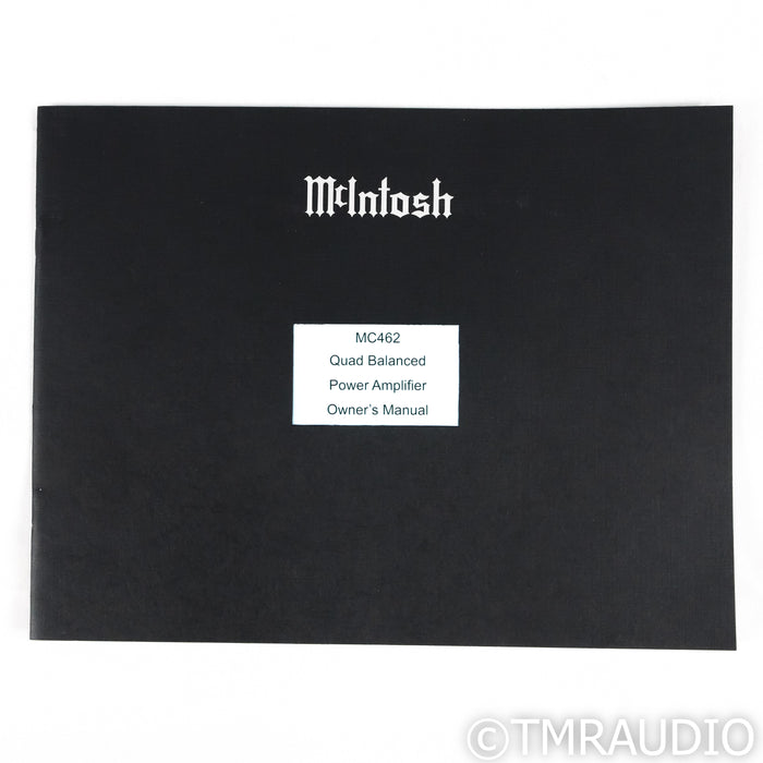 McIntosh MC462 Stereo Power Amplifier