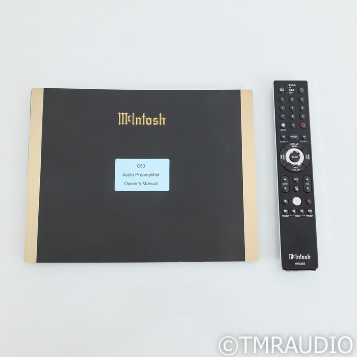 McIntosh C53 Stereo Preamplifier; MM & MC Phono