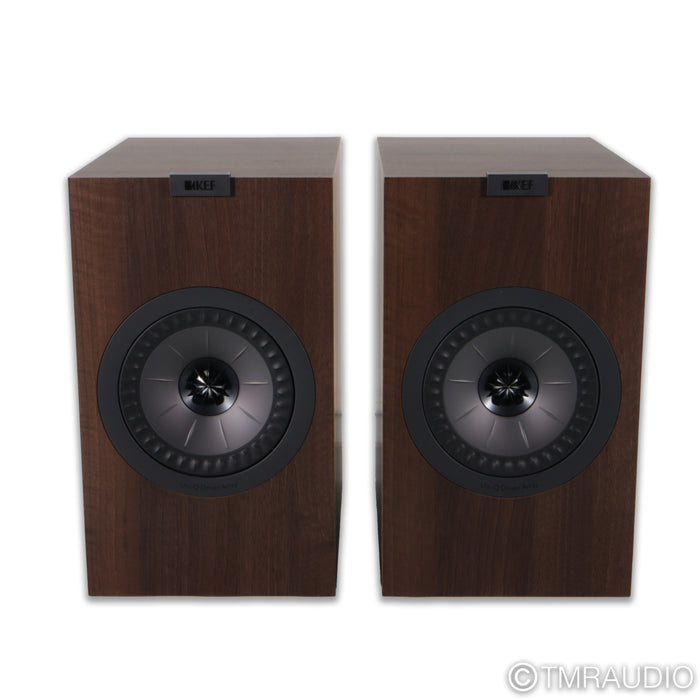 KEF Q350 Bookshelf Speakers; Walnut Pair