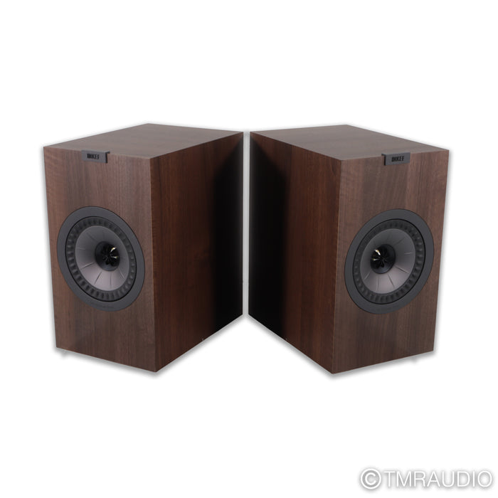 KEF Q350 Bookshelf Speakers; Walnut Pair