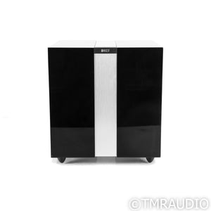 KEF R400b 9" Powered Subwoofer; Gloss Black
