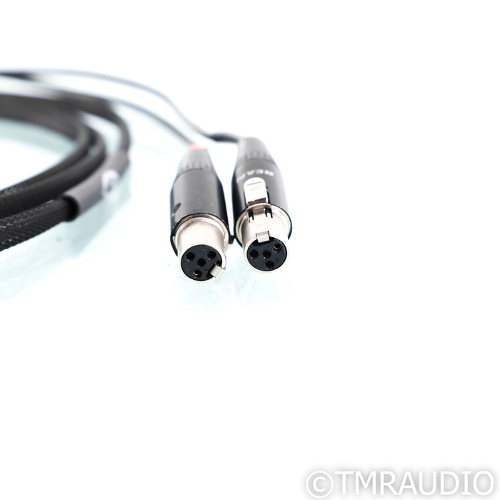 Cobra Cables Black Cobra Silver Headphone Cable; 6ft 1/4" to Mini-XLR