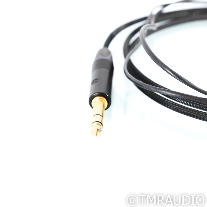 Cobra Cables Black Cobra Silver Headphone Cable; 6ft 1/4" to Mini-XLR