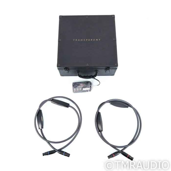 Transparent Audio Reference Gen5 XLR Cables; 1.5m Pair Balanced Interconnects; Lo Z