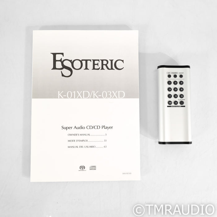 Esoteric Audio K-01XD CD / SACD Player