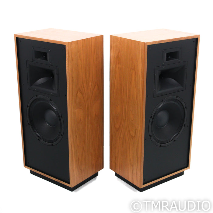 Klipsch Forte IV Floorstanding Speakers; Natural Cherry Pair