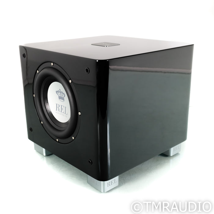 REL Acoustics T/7x 8" Powered Subwoofer; Piano Black