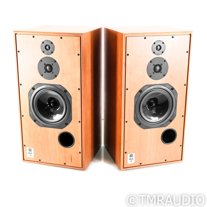 Harbeth Super HL5+ XD Bookshelf Speakers; Cherry Pair
