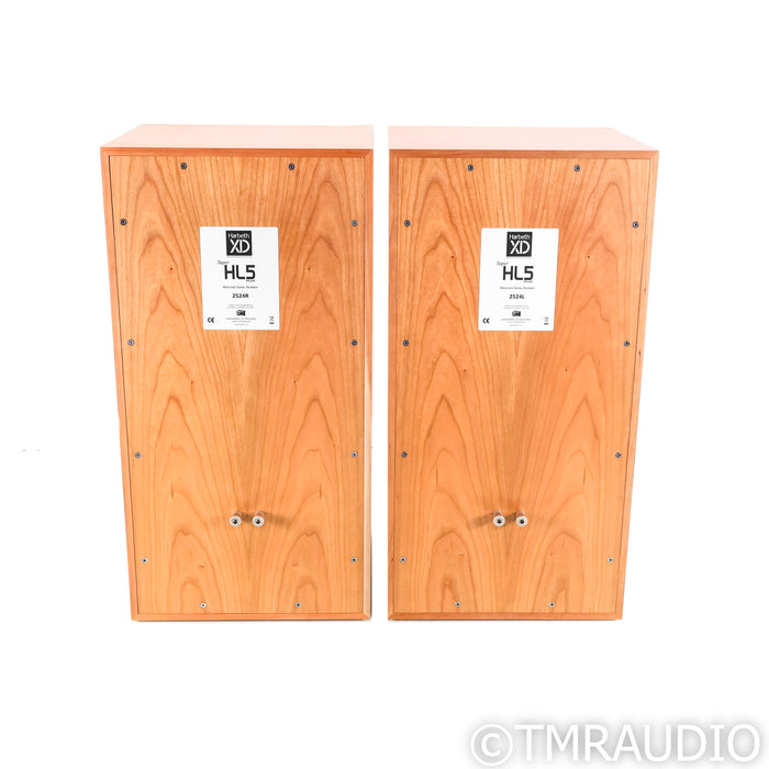 Harbeth Super HL5+ XD Bookshelf Speakers; Cherry Pair