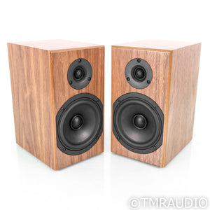 Totem Acoustic Loon Bookshelf Speakers; Black Walnut Pair (Open Box)