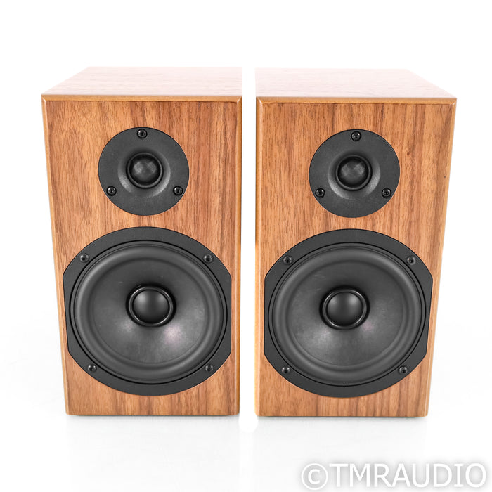 Totem Acoustic Loon Bookshelf Speakers; Black Walnut Pair (Open Box)