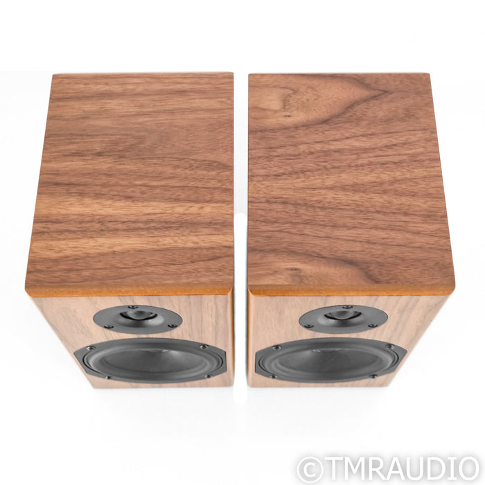 Totem Acoustic Loon Bookshelf Speakers; Black Walnut Pair (Open Box)
