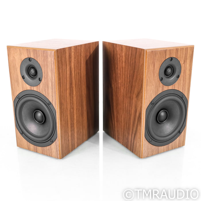 Totem Acoustic Loon Bookshelf Speakers; Black Walnut Pair (Open Box)