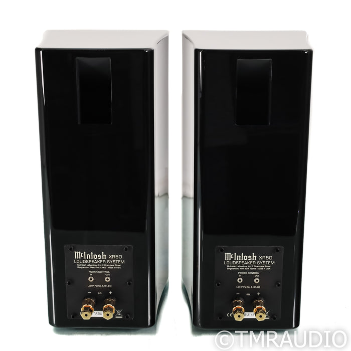 McIntosh XR50 Bookshelf Speakers; Black Pair