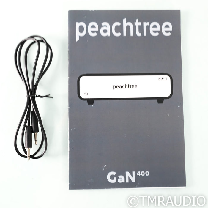 Peachtree Audio GaN400 Stereo Power Amplifier; Gloss Ebony Mocha