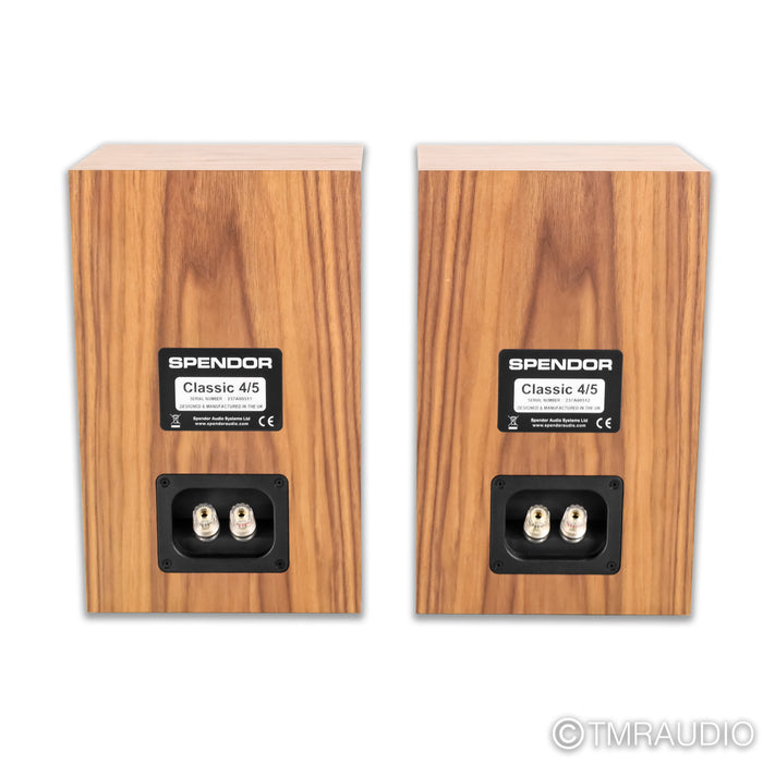 Spendor Classic 4/5 Bookshelf Speakers; Walnut Pair