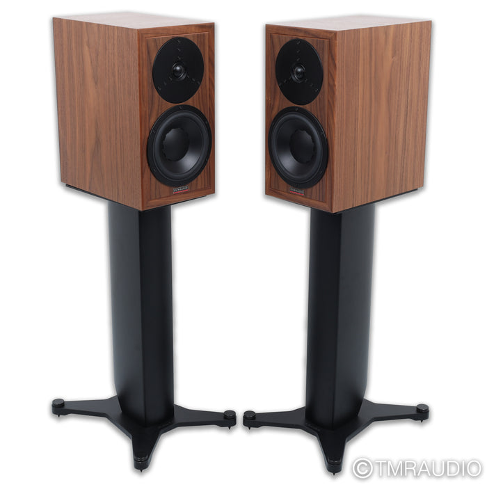Dynaudio Heritage Special Bookshelf Speakers; Walnut Pair with Stands