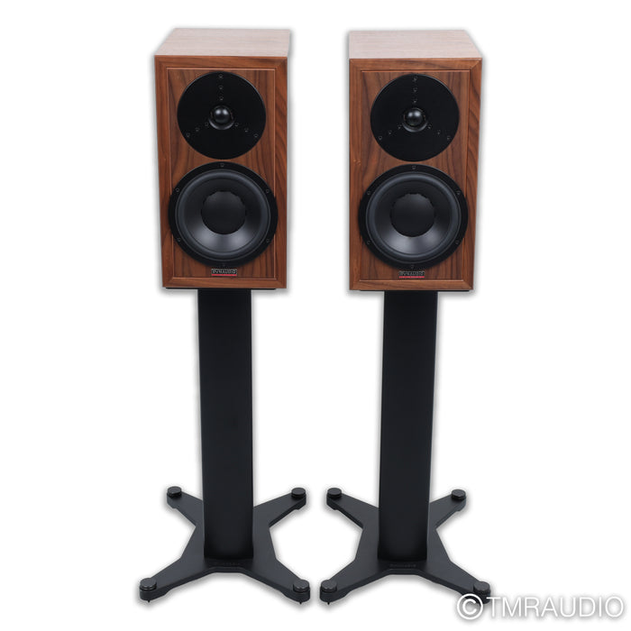 Dynaudio Heritage Special Bookshelf Speakers; Walnut Pair with Stands