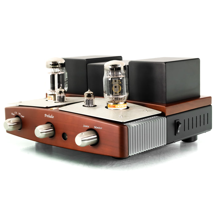 Unison Research Preludio Stereo Tube Integrated Amplifier; Mahogany
