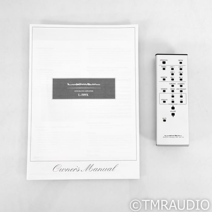 Luxman L-509X Stereo Integrated Amplifier; MM / MC Phono