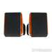 Chario Constellation Delphinus Bookshelf Speakers; Cherry Pair w/ Stands