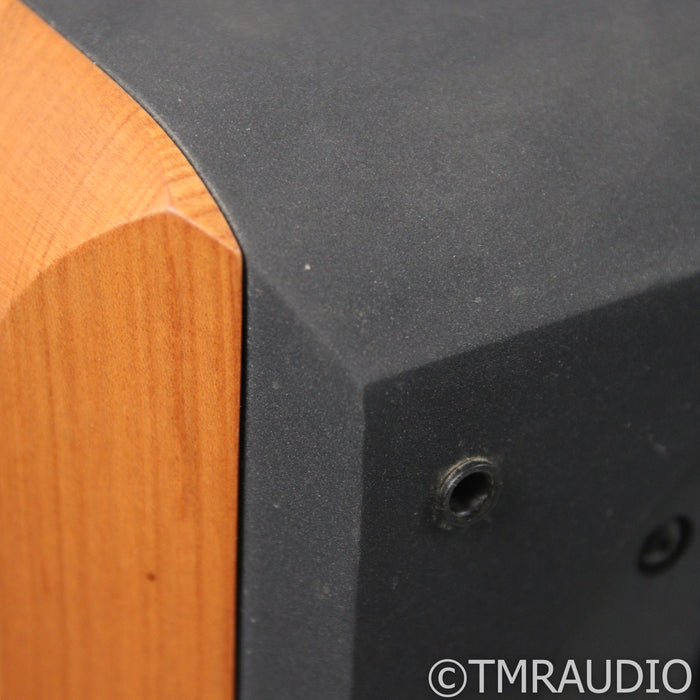 Chario Constellation Delphinus Bookshelf Speakers; Cherry Pair w/ Stands