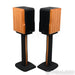 Chario Constellation Delphinus Bookshelf Speakers; Cherry Pair w/ Stands