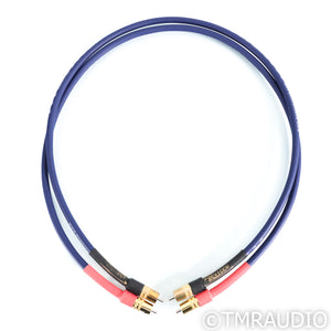 Bob's Devices Silver Clad Copper Conductor RCA Cables; 1m Pair Interconnects
