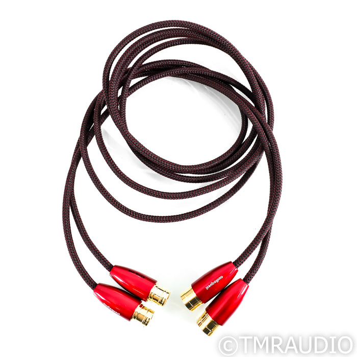 AudioQuest Red River XLR Cables; 2m Pair Balanced Interconnects