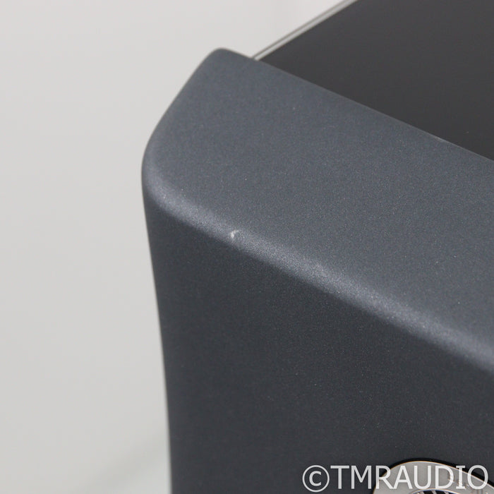 Focal Kanta No. 1 Bookshelf Speakers; Walnut Dark Grey Pair w/ Stands