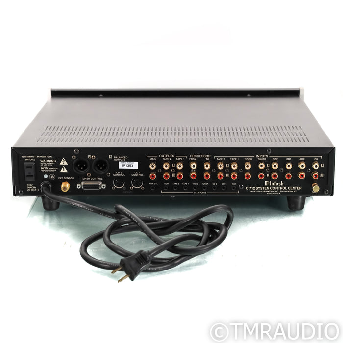 McIntosh C712 Vintage Stereo Preamplifier; MM Phono; Re-lamped