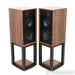 Wharfedale Linton 85th Anniversary Bookshelf Speakers; Walnut pair w/ Stands