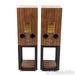 Wharfedale Linton 85th Anniversary Bookshelf Speakers; Walnut pair w/ Stands