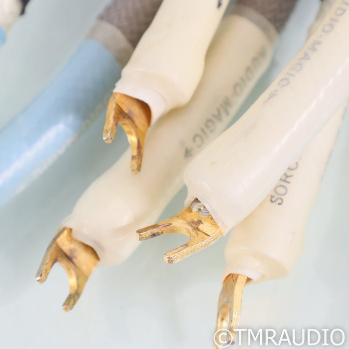 Audio Magic Sorcerer Bi-Amp Speaker Cables; 4ft Set of 8 Cables