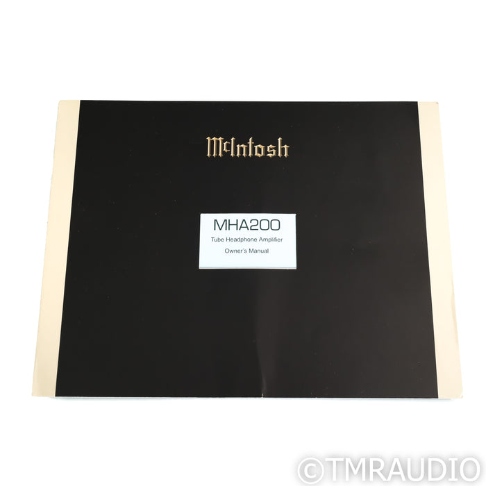 McIntosh MHA200 Tube Headphone Amplifier