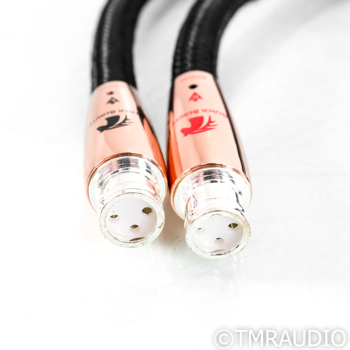 AudioQuest Black Beauty XLR Cables; 0.6m Pair Balanced Interconnects