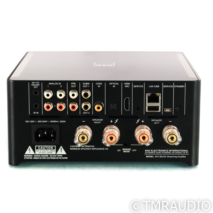 NAD Electronics M10 V1 BluOS Streaming Integrated Amplifier