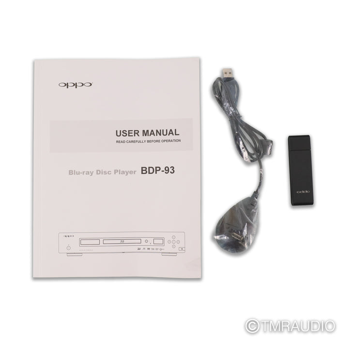Oppo BDP-93 Universal Blu-ray Player; CD / SACD (No Remote)