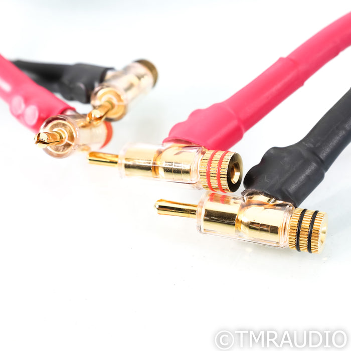 Acoustic Zen Absolute Zero Crystal Silver Speaker Cables; 8ft Pair