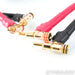 Acoustic Zen Absolute Zero Crystal Silver Speaker Cables; 8ft Pair