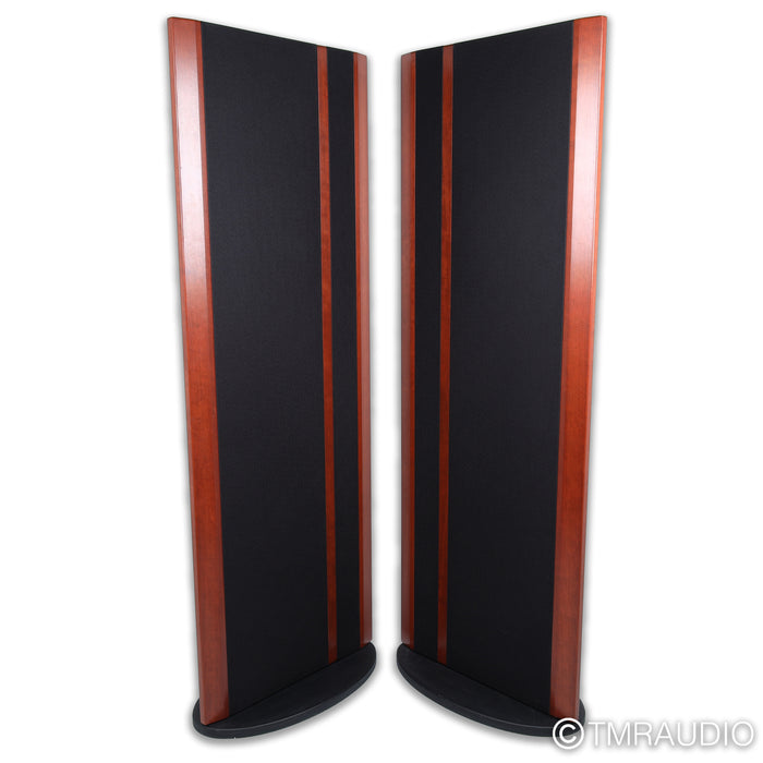 Magnepan MG 20.7 Floorstanding Speakers; Black / Dark Cherry Pair