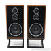 KLH Model Five Bookshelf Speakers; Walnut Pair with Stands