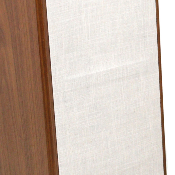KLH Model Five Bookshelf Speakers; Walnut Pair with Stands