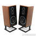 KLH Model Five Bookshelf Speakers; Walnut Pair with Stands