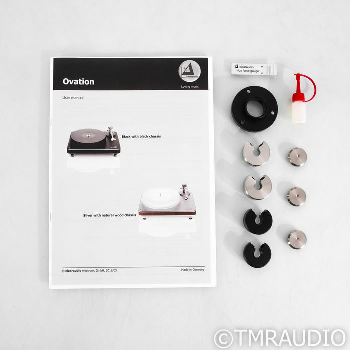 Clearaudio Ovation Turntable; Universal 9"; Upgrades (No Cartridge)