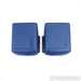 KEF LS50 Meta Bookshelf Speakers; Royal Blue Pair with Stands