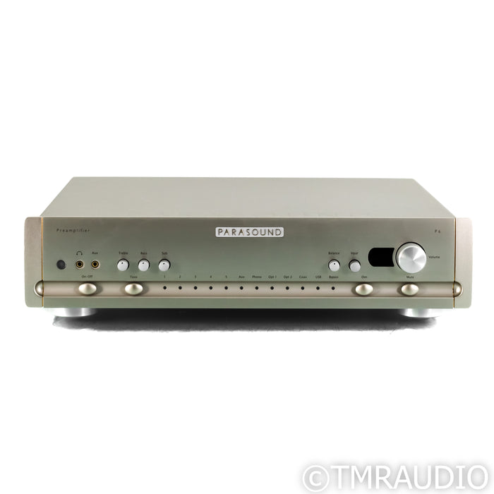 Parasound Halo P6 Stereo Preamplifier; MM / MC Phono