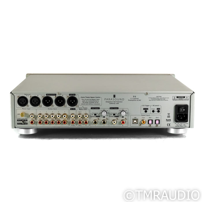 Parasound Halo P6 Stereo Preamplifier; MM / MC Phono