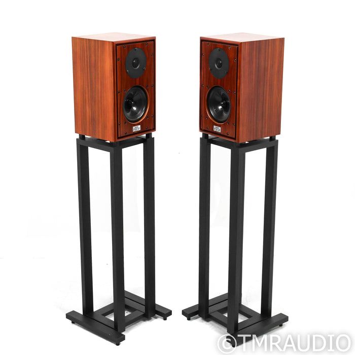 Harbeth P3ESR SE Bookshelf Speakers; Rosewood Pair w/ Ton Trager Stands